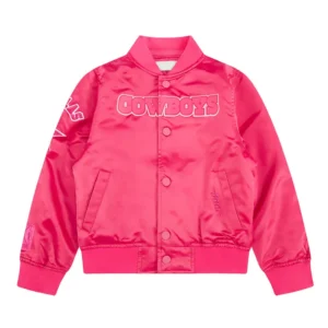 Triple Pink Dallas Cowboys Satin Jacket