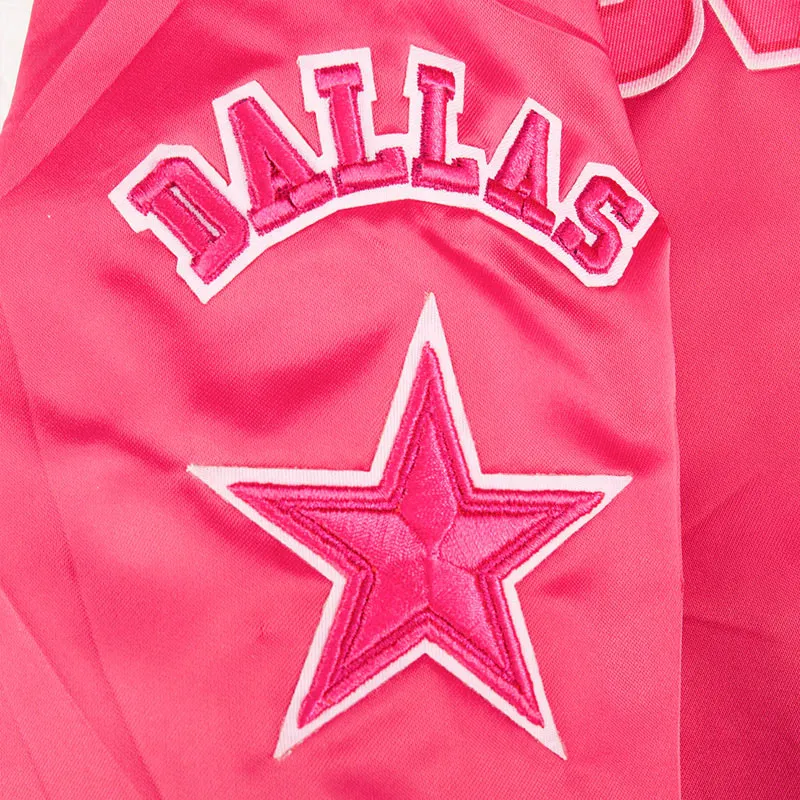 Triple Pink Dallas Cowboys Satin Jacket - Image 4