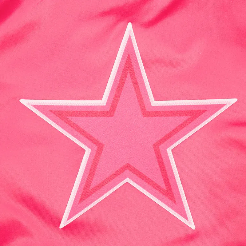 Triple Pink Dallas Cowboys Satin Jacket - Image 3