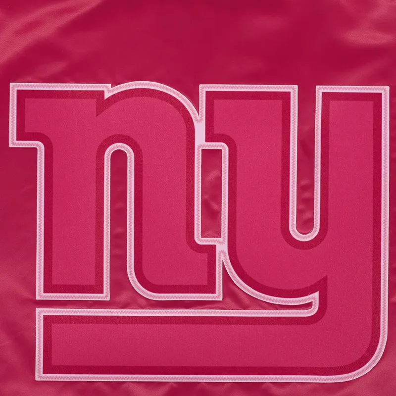Triple Pink NY Giants Satin Jacket - Image 5