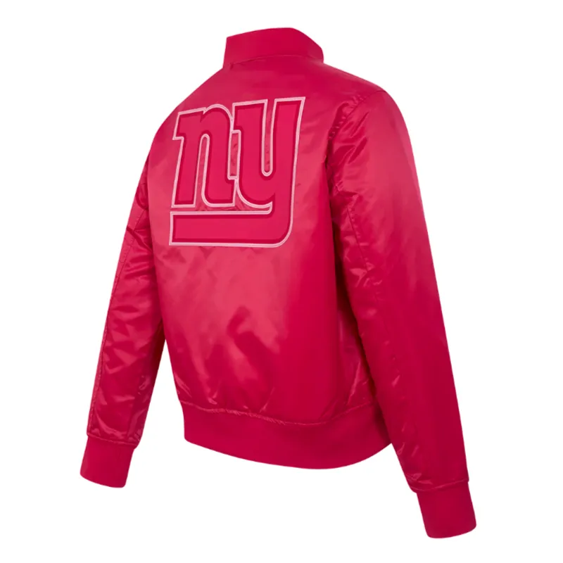 Triple Pink NY Giants Satin Jacket - Image 4