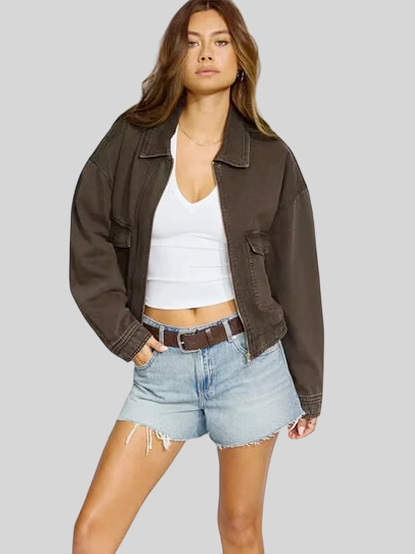 Twill Bomber Jacket Garage