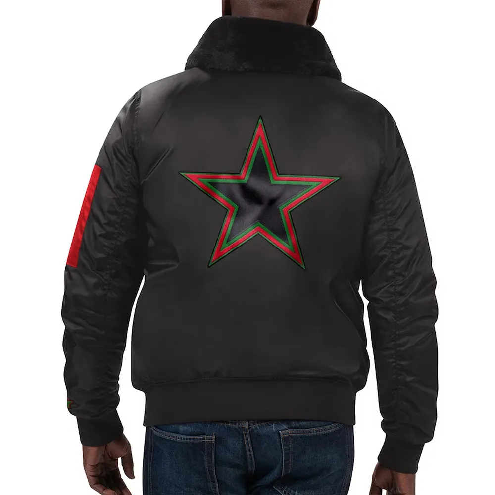 Ty Mopkins Dallas Cowboys Black Jacket - Image 2