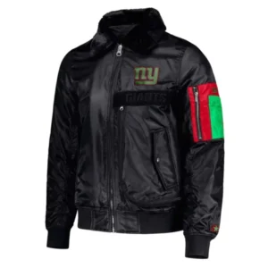 Ty Mopkins New York Giants Black Jacket