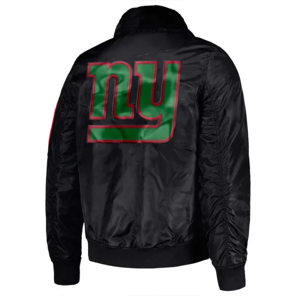 Ty Mopkins New York Giants Black Jacket - Image 2
