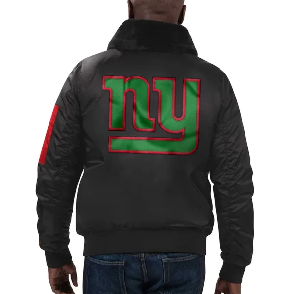 Ty Mopkins New York Giants Black Jacket