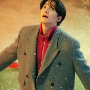 Typhoon Family Lee Jun-ho Grey Coat