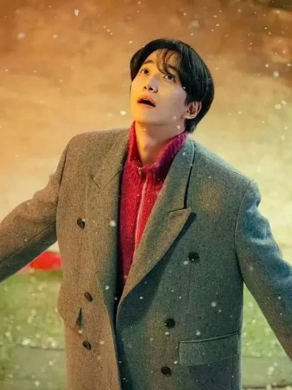 Typhoon Family Lee Jun-ho Grey Coat