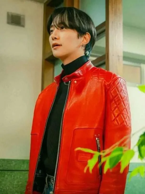 Typhoon Family Lee Jun-ho Red Jacket