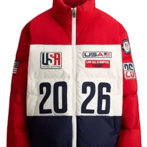 US Olympics Team 2026 Opening Ceremony Puffer Jacket