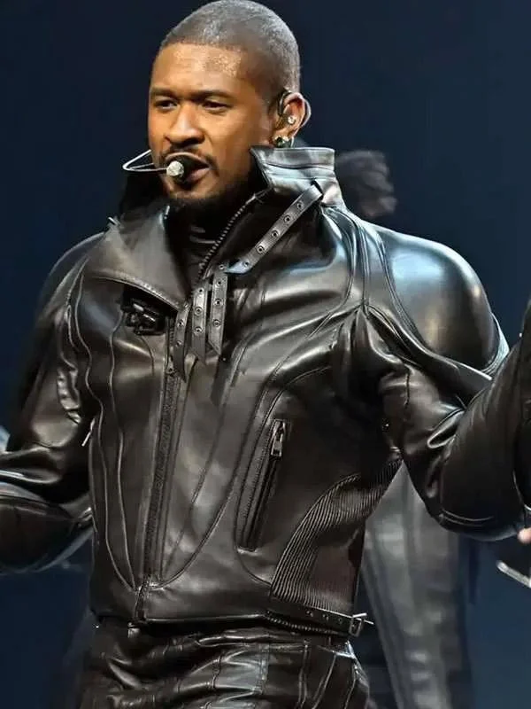 Usher Past Present Future Tour Leather Jacket - Image 2