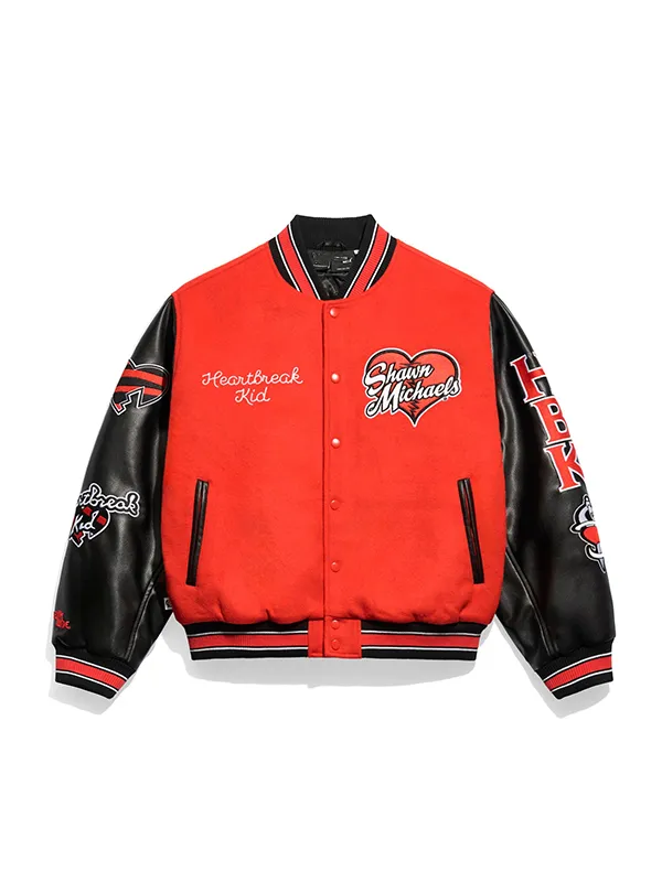 WWE Shawn Michaels HBK Varsity Jacket