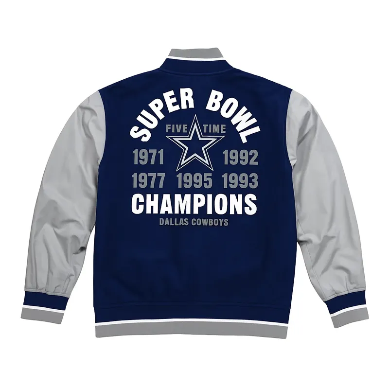 Warm Up Team History Dallas Cowboys Jacket