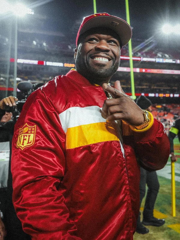 Washington Commanders 50 Cent Red Jacket