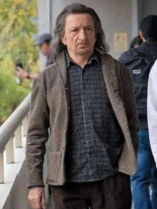 Wonder Man 2026 Ben Kingsley Wool Cardigan