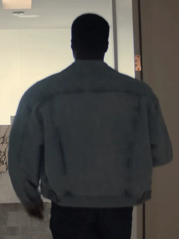 Wonder Man Yahya Abdul-Mateen II Blue Denim Jacket - Image 2