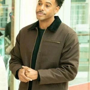 Abbott Elementary S05 Zack Fox Brown Jacket