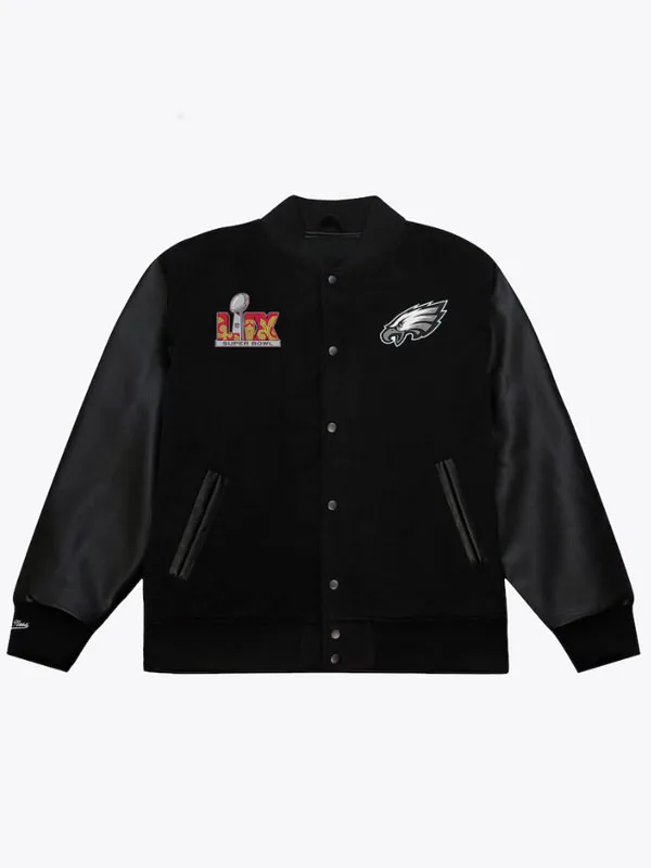 Philadelphia Eagles Super Bowl LIX Champions Varsity Jacket