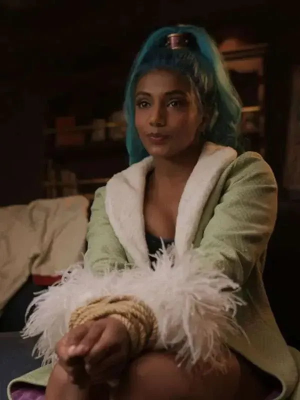 One Piece S02 Charithra Chandran Green Coat