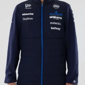 Alex Albon Williams F1 Blue Hybrid Jacket