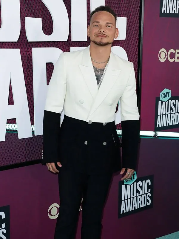 Kane Brown CMT Music Awards Peacoat