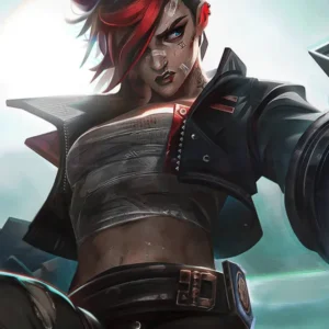 Arcane Vi Black Cropped Leather Jacket