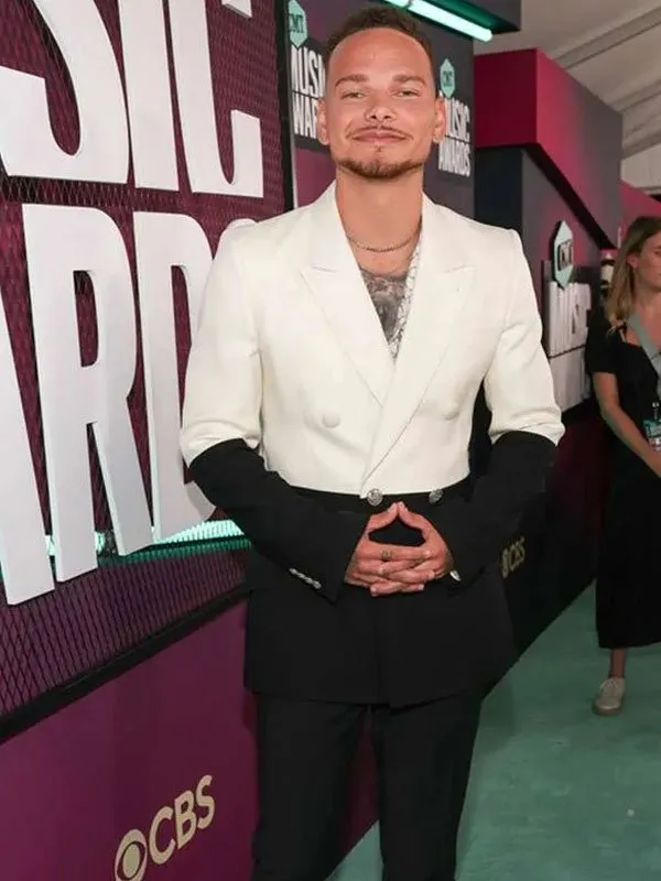 Kane Brown CMT Music Awards Peacoat