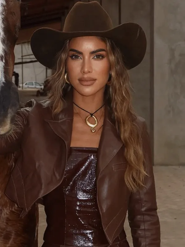 Camila Coelho Rodeo Cowgirl Leather Jacket