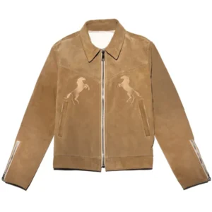 Chesapeake Bay River Western Brown Suede Jacket