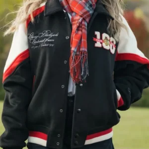 Chicago Blackhawks Centennial Season Varsity Jacket