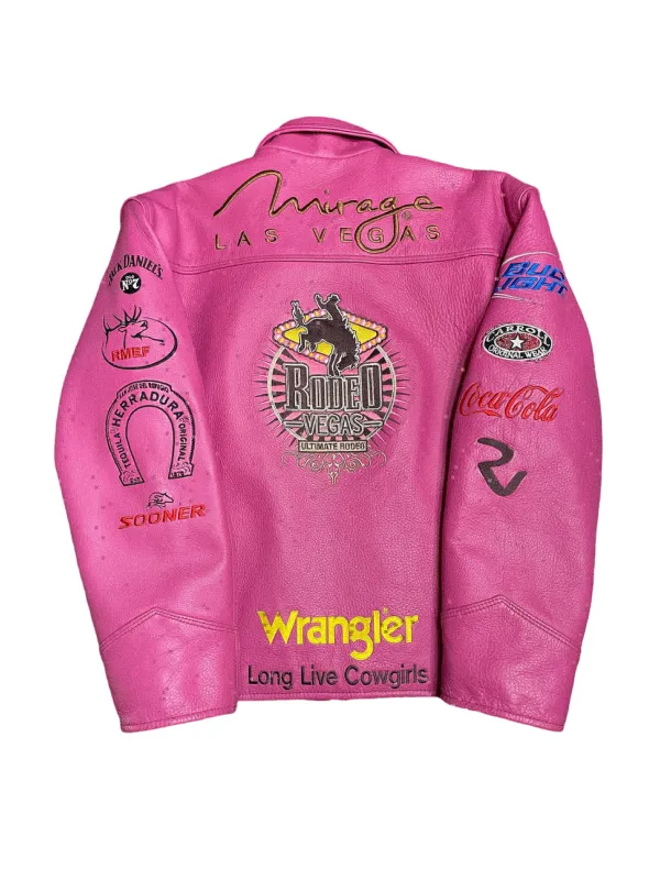 Long Live Cowgirls Mirage Las Vegas Pink Leather Jacket