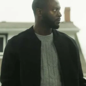 Cross 2024 Aldis Hodge Black Bomber Jacket