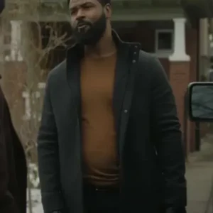 Cross Detective Isaiah Mustafa Wool Coat