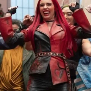 Descendants: Wicked Wonderland Princess Red Leather Jacket