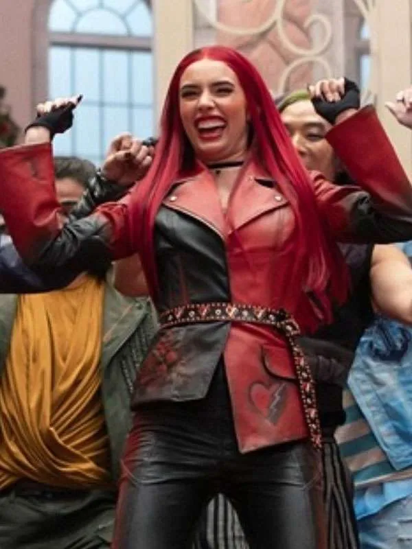 Descendants: Wicked Wonderland Princess Red Leather Jacket
