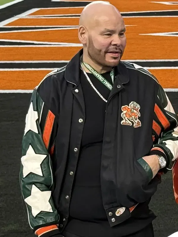 Fat Joe Miami Hurricanes Leather Jacket