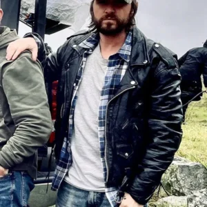 Finestkind Aaron Stanford Black Leather Jacket