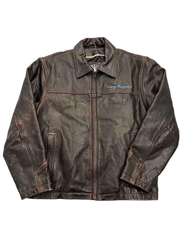 IHSR National Team 2011 Distressed Leather Jacket