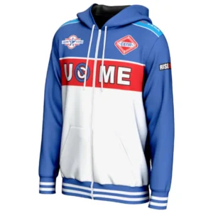 WWE John Cena Farewell 2025 Blue Hooded Jacket
