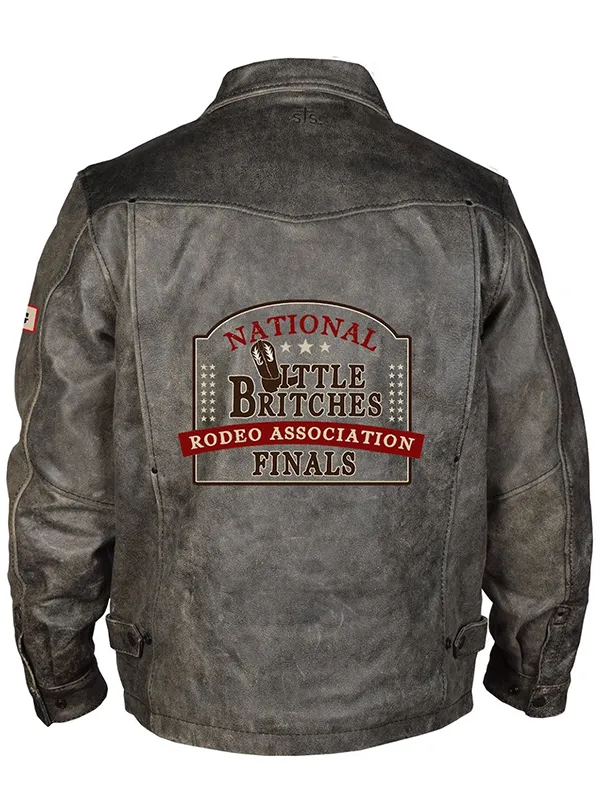 NLBRA John Smith Distressed Leather Jacket