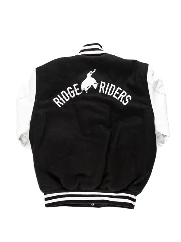 Rodeo Cowboy Arizona Ridge Riders Black Varsity Jacket