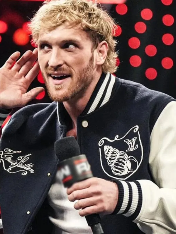 Logan Paul WWE RAW 2025 Varsity Jacket - Image 2