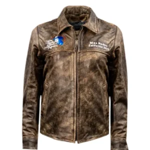 Miss Rodeo America 2025 Brown Leather Jacket