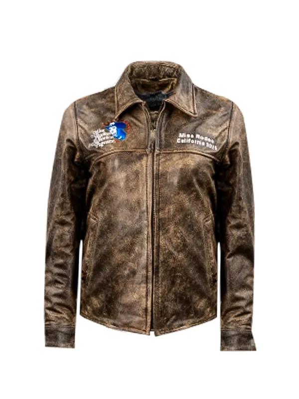 Miss Rodeo America 2025 Brown Leather Jacket