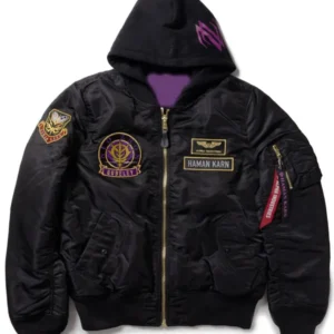Mobile Suit Gundam ZZ Haman Karn MA-1 NATUS Flight Jacket