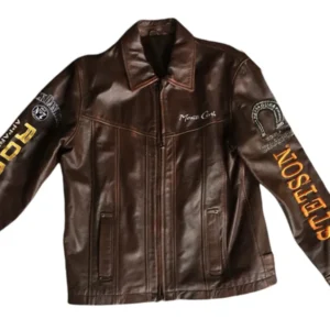 Monte Carlo Las Vegas Rodeo Finals Vintage Leather Jacket