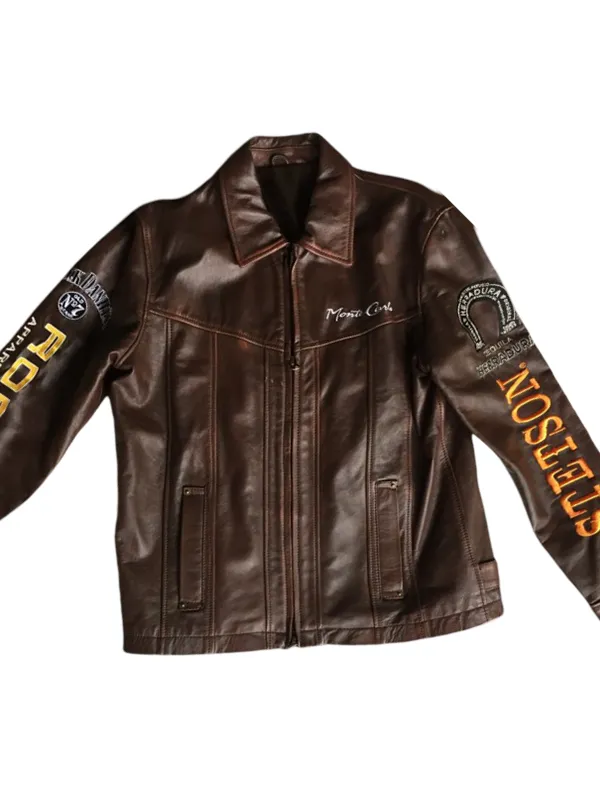 Monte Carlo Las Vegas Rodeo Finals Vintage Leather Jacket