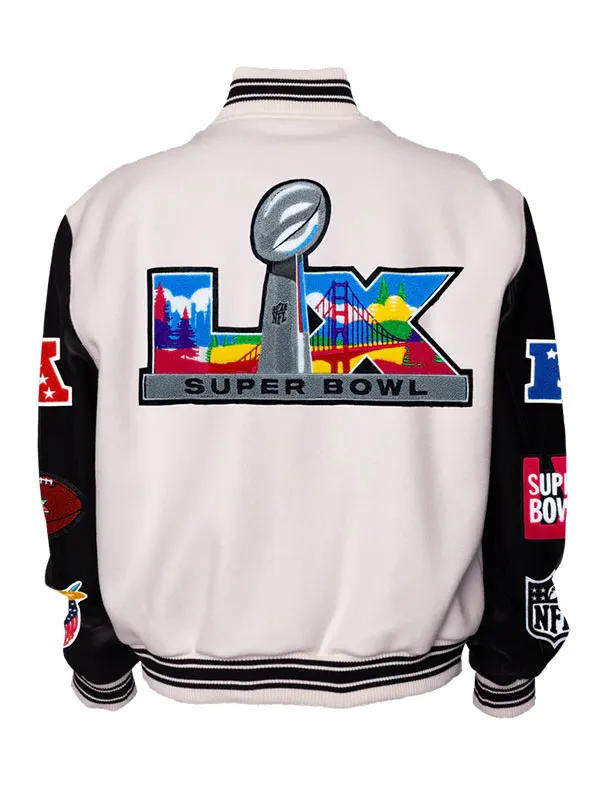 NFL Super Bowl 2026 Wool Varsity Jacket