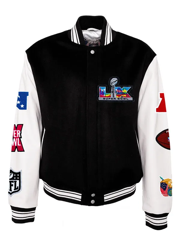 NFL Super Bowl 2026 Wool Varsity Jacket