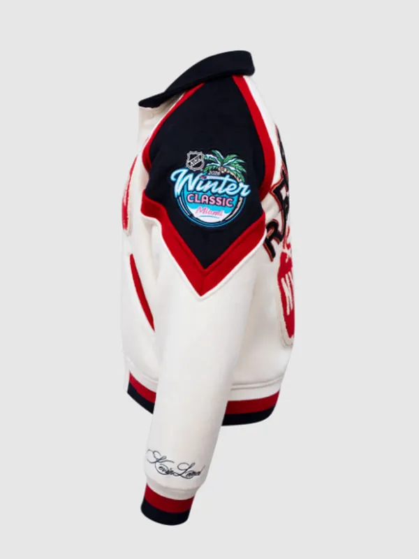 New York Rangers Winter Classic Varsity Jacket